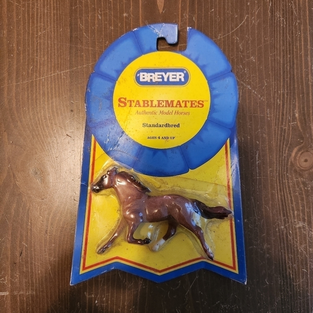 Vtg Breyer Stablemates Authentic Model Horses Standardbred Horse New In Package
